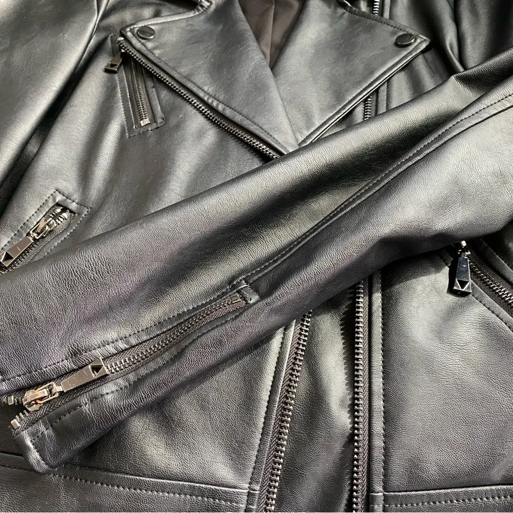 Guess Faux Leather Jacket size S - Picture 5 of 7